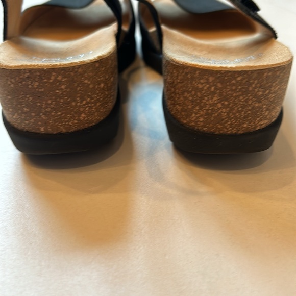 Dansko Black Open-Toe Slingback Sandal - Picture 4 of 5